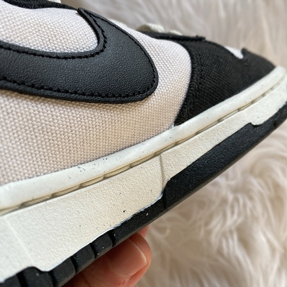 🎁 NIKE Dunk Mid black sail m8/w9.5 - Picture 6 of 13